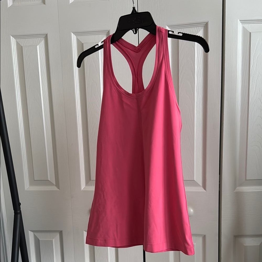 lululemon athletica Pink Tank Top with Racerback Design